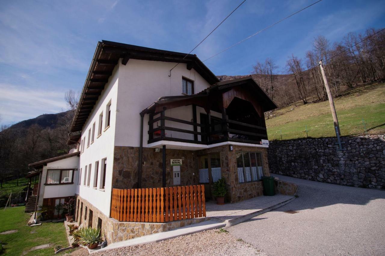 Apartmaji Berginc Кобарид Екстериор снимка